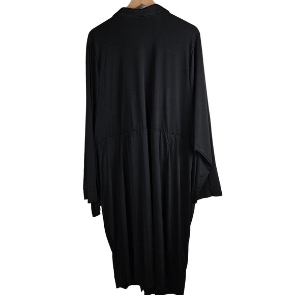 NEW Torrid At The Knee Studio Knit Collared Dress 6 6X Black Stretch NWT - Picture 8 of 10